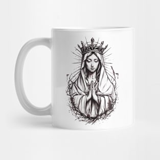 Hail Mary Prayer Mug